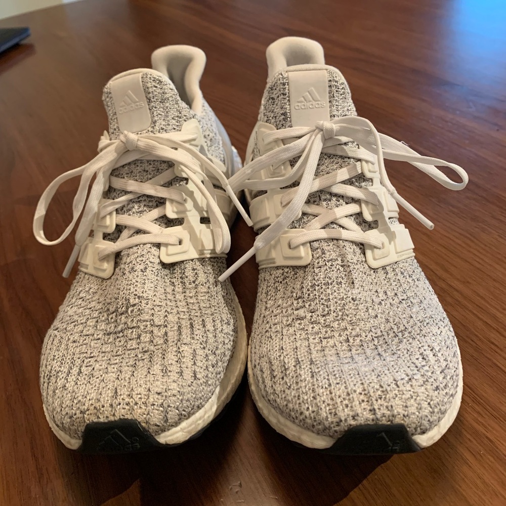 White Adidas Ultra Boost